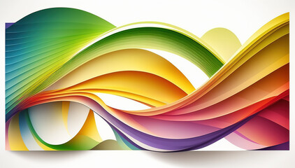 abstract colorful wave smooth background,