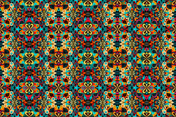 Colorful wallpaper seamless pattern