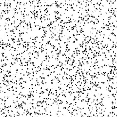 Grunge dots and points texture background. Abstract grainy overlay. PNG graphic illustration with transparent background.