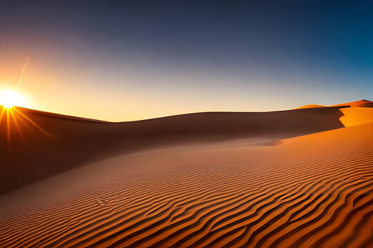 sunset in the desert © DJC Design