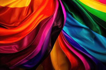  LGBT Rainbow Background. LGBTQ Gay Pride Rainbow Flag Background Generative AI