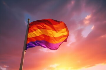 LGBT Rainbow Background. LGBTQ Gay Pride Rainbow Flag Background Generative AI