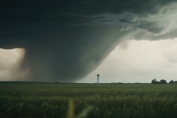 Tornado Over Field generative Ai