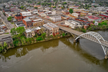 Fototapeta na wymiar Aerial View of Selma, Alabama