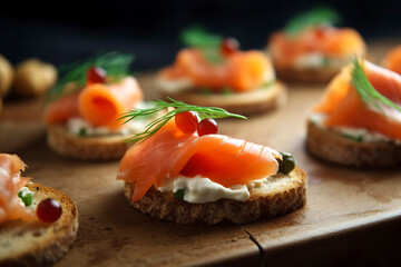 Get Your Taste Buds Ready for This Delectable Salmon Canapé Delight