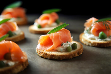 Treat Yourself to a Luxurious Salmon Canapé: The Ultimate Appetizer