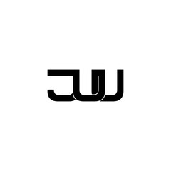 juu initial letter monogram logo design