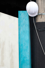 안전모는 공사장의 생명선입니다.