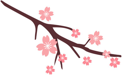 Flat  lcon  Cherry  Blossom