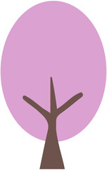 Simple Tree lcon lllustration Vector Shape
