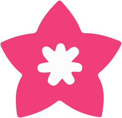 Cute  flower  illustratiion  icon