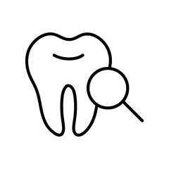 Dentist vector icon flat illustration on white background..eps