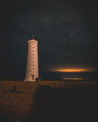 Lighthouse at night