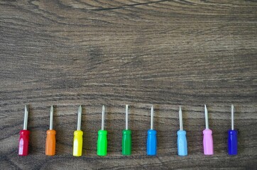 色んな種類の小さいscrewdriver/DIY