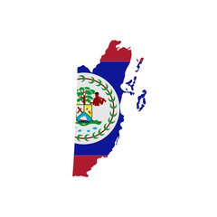 Belize flags icon set, Belize independence day icon set vector sign symbol