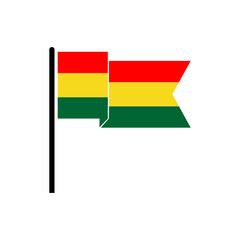 Bolivia flags icon set, Bolivia independence day icon set vector sign symbol