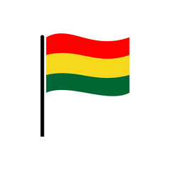 Bolivia flags icon set, Bolivia independence day icon set vector sign symbol