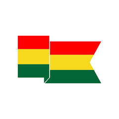 Bolivia flags icon set, Bolivia independence day icon set vector sign symbol