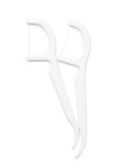 Floss toothpicks isolated on white background