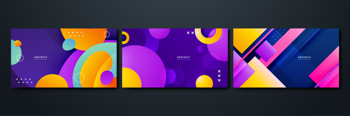 Trendy simple color gradient abstract background with dynamic wave line effect. Vector Illustration For Wallpaper, Banner, Background, Card, Book Illustration, landing page