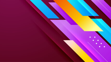 vector colorful dynamic shape background design