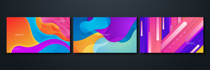 vector multicolor frame colorful background