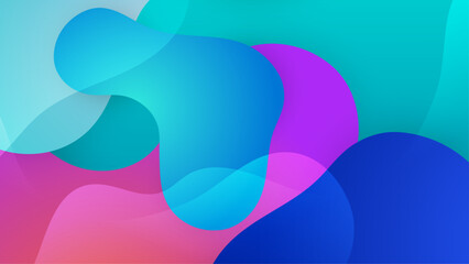 vector abstract colorful shapes background