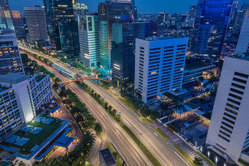 Obraz premium Downtown Jakarta