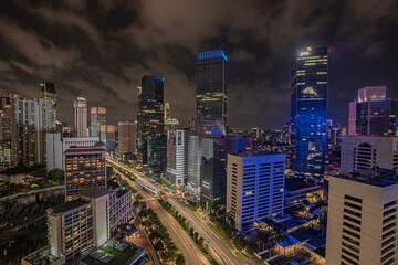 Night in Downtown Jakarta