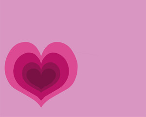 pink heart background