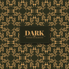 dark ethnic seamless pattern template