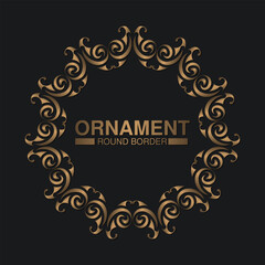 luxury ornament pattern circle design