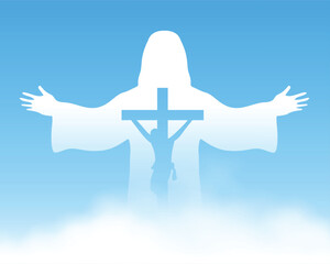 Plakat good friday religious backgrounds for jesus worship and prayer