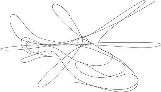 recommend clip art: One line art. continues line art. Helicopter on white background