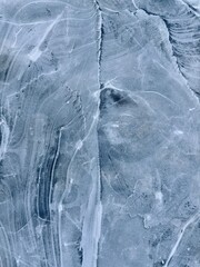 ice patterns on frozen water