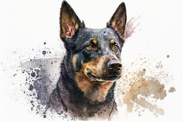Australian dog portrait