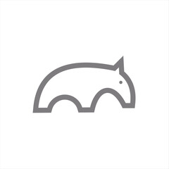 Tapir Logo Unique, clean, modern and professional tapir logo design. Perfect for any business orientation.