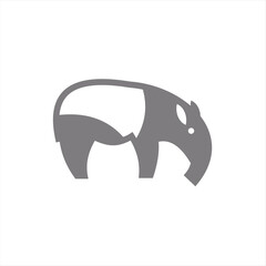 Tapir Logo Unique, clean, modern and professional tapir logo design. Perfect for any business orientation.