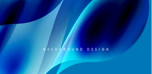 Elegant waves and flowing fluid abstract background. Template for covers, templates, flyers, placards, brochures, banners
