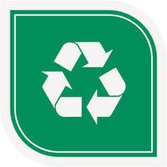 Sticker Recycle Material Recycling Life Zero Waste Lifestyle
