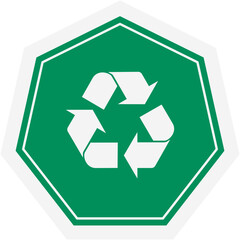 Sticker Recycle Material Recycling Life Zero Waste Lifestyle
