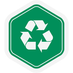 Sticker Recycle Material Recycling Life Zero Waste Lifestyle
