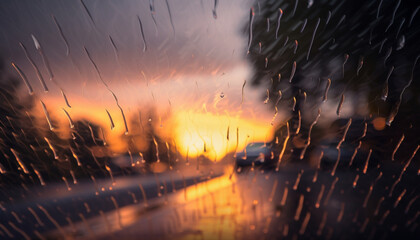 windscreen rain