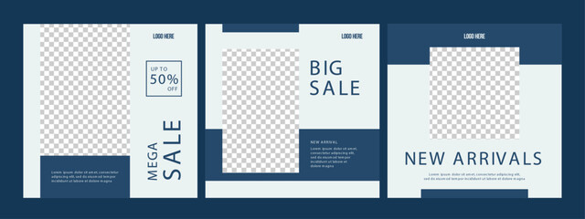 Flat Design Fashion Social Media Template