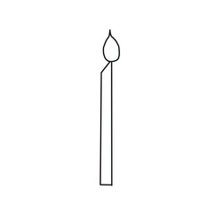 candle birthday party celebration new year 