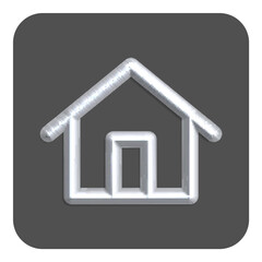 3d Line Neon Web Icon