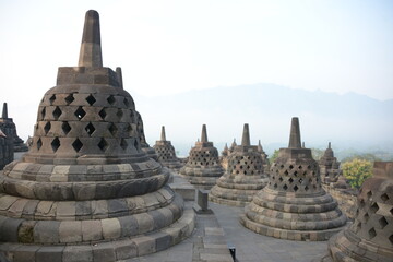 Beautiful scenery in world heritage in Indonesia