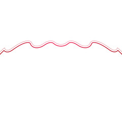 red shape for design