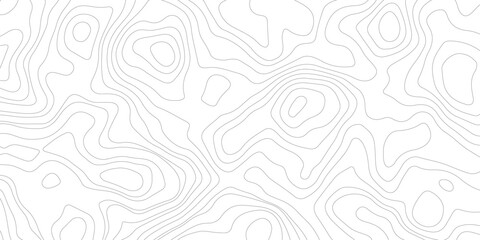 Topographic map background geographic line map with elevation assignments. Modern design with White background with topographic wavy pattern design.paper texture Imitation of a geographical map shades