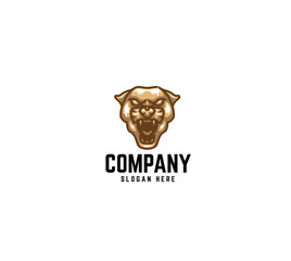 Black Panther Beast gold logo